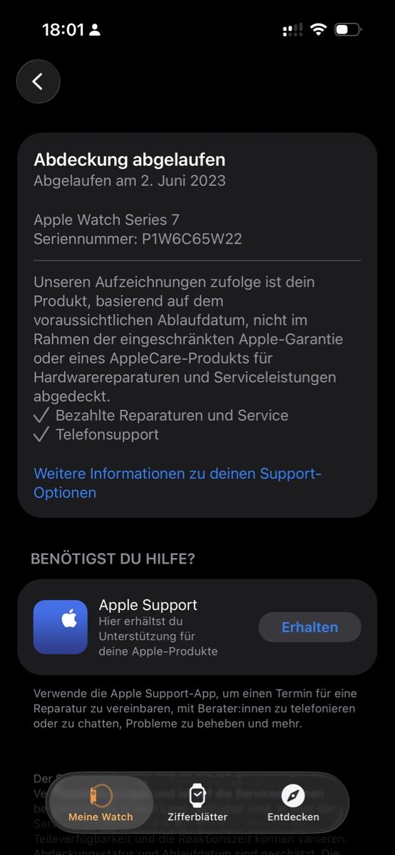 Apple Smartwatch: Apple Watch 7 GPS 41mm Serie Nike – Nuovo (secondo la descrizione) da Ogens venduto da ced_qn5v 4