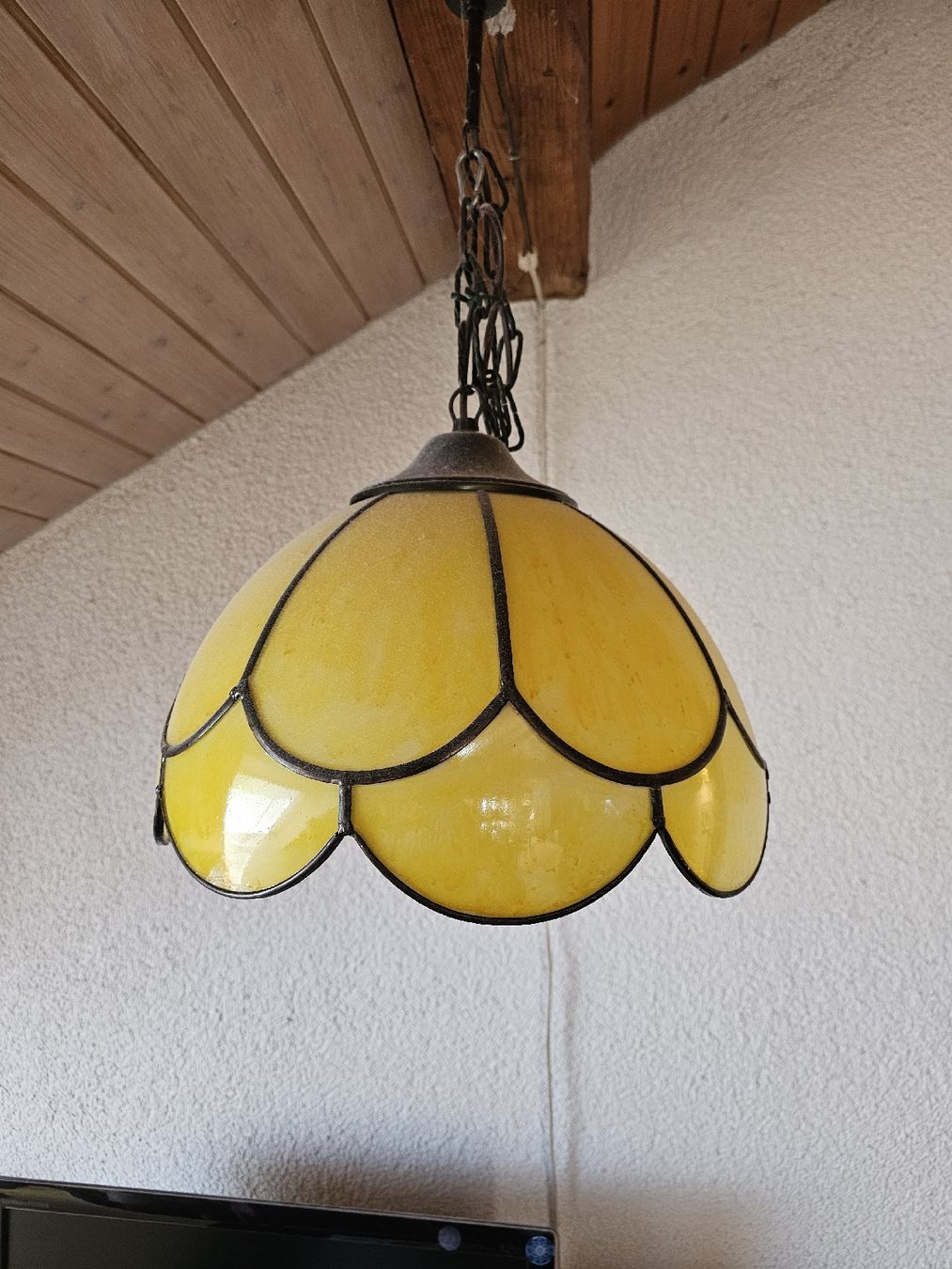 Lustres & lampes de plafonds: Decke Lampe aus Kunststoff  – D'occasion à Tägerwilen par rmaerk