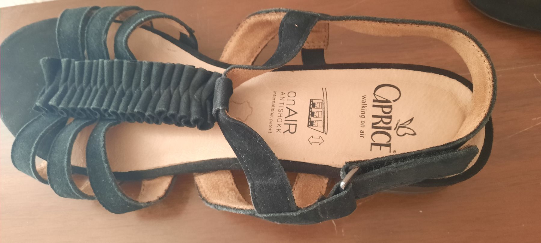 Damenschuhe: Sandale Wildleder schwarz, Gr.41 – Gebraucht aus Reinach BL von sunstar19 4