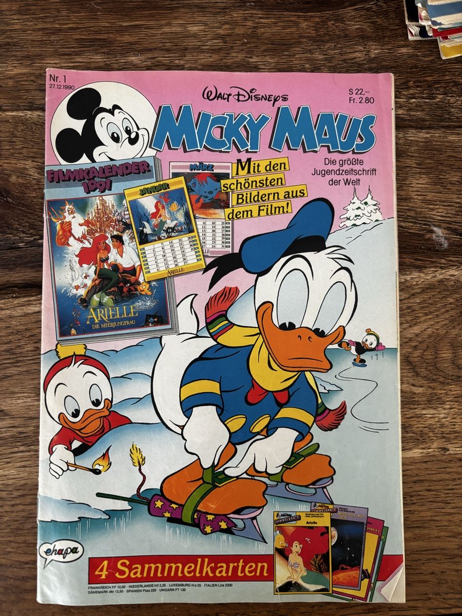 Fumetti: Micky Maus Hefte von 1989-1993 – Usato da Rümlingen venduto da Mmoni 2
