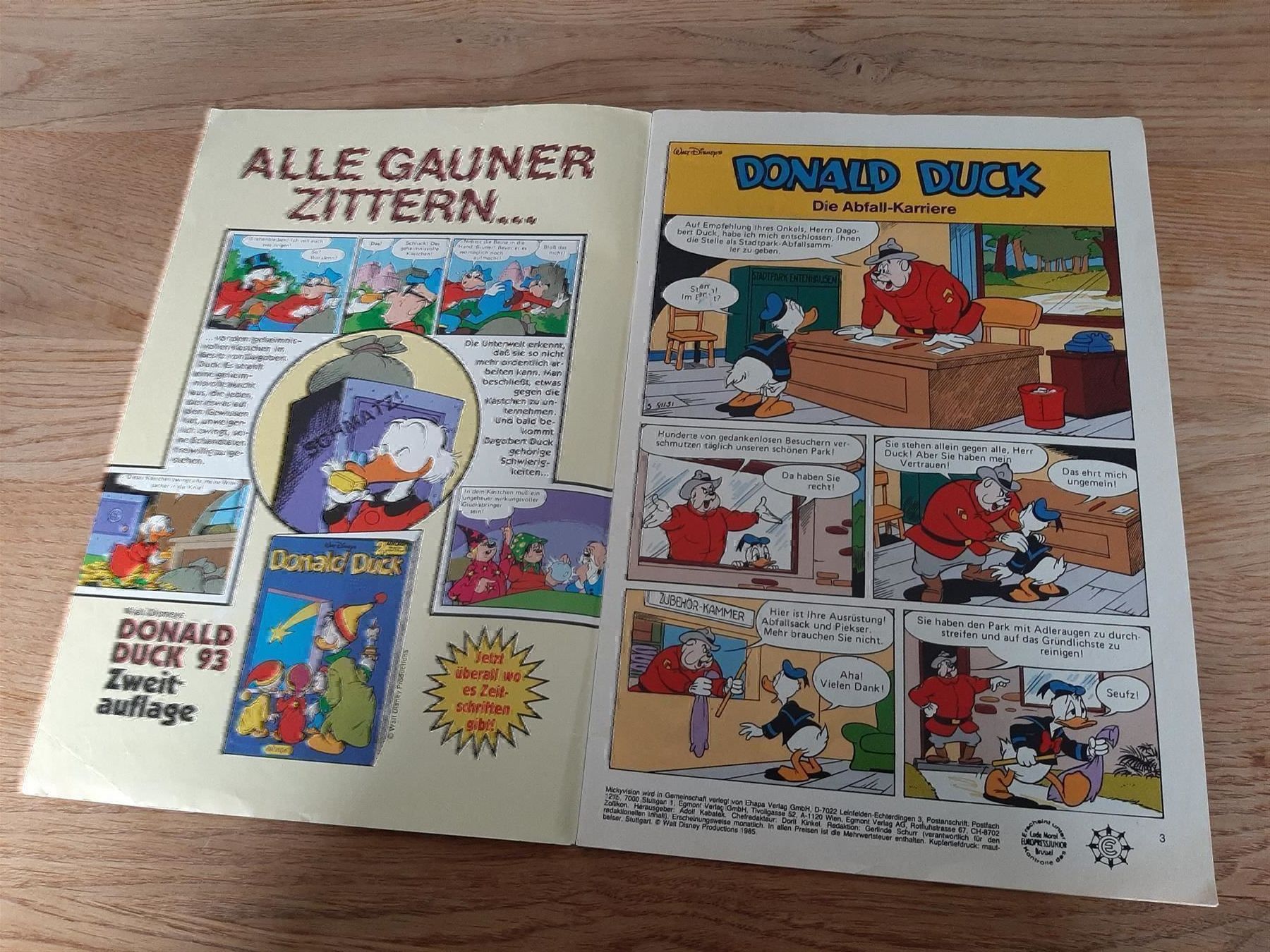 Comics: Micky Vision Heft 4, 1985 – Gebraucht aus Affoltern am Albis von Sabinezc 2