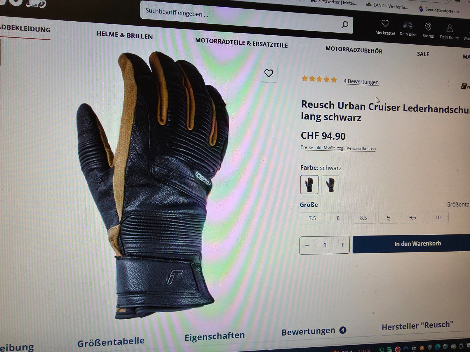 Reusch Gants & mitaines : Motorrad-Lederhandschuhe – D'occasion à Kölliken par Rolfje 3