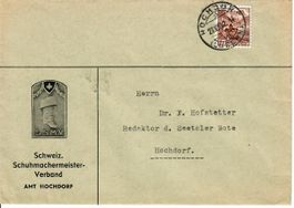 Brief, Schweiz. Schuhmachermeister-Verband 1942