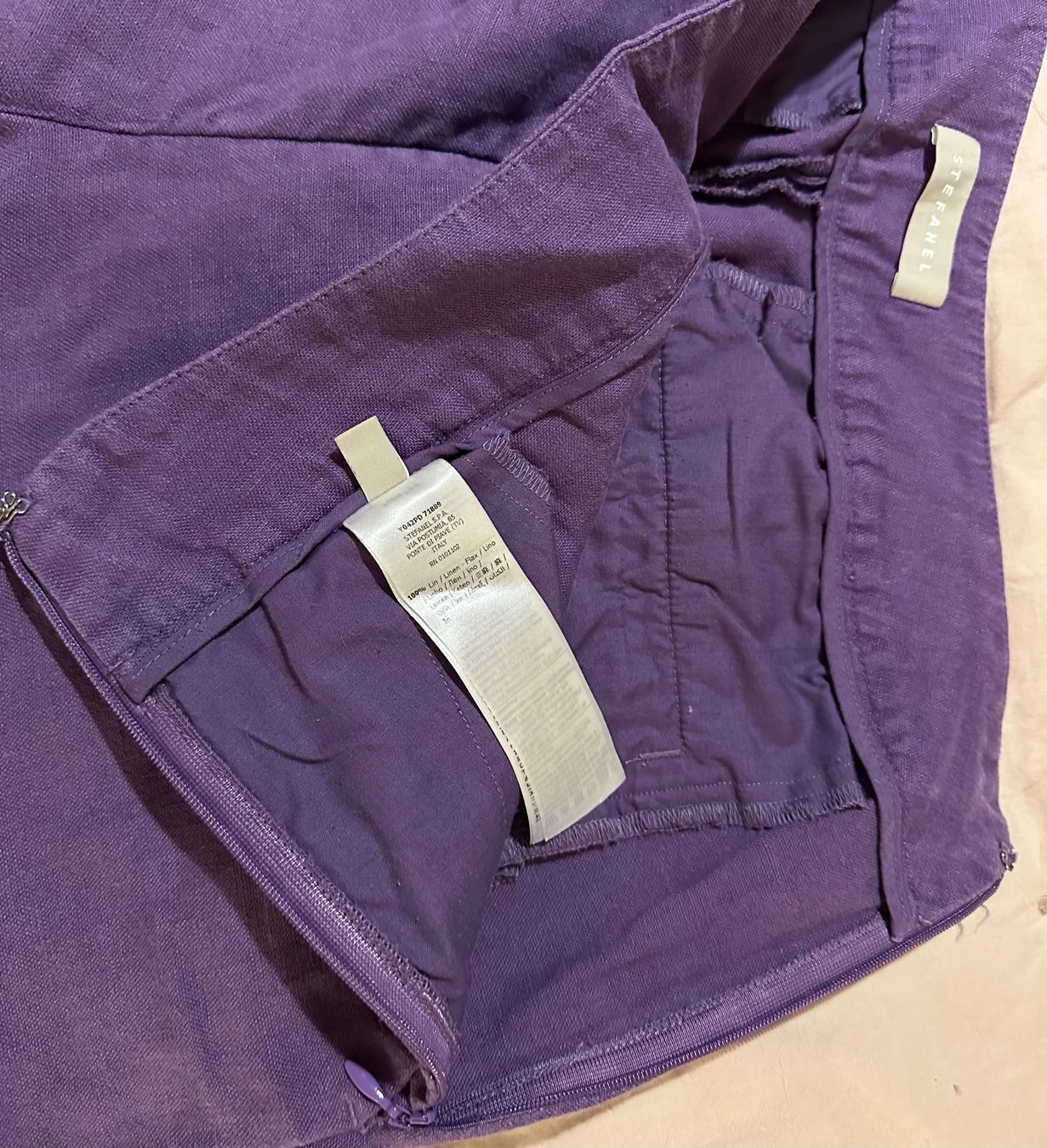 Stefanel Pantaloni: Pantalon ample en lin t.40 – Usato da Sion venduto da DayJenn 1