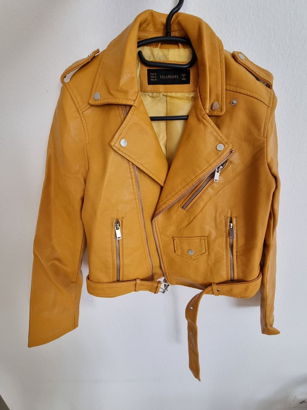 Giacche: Lederjacke in Gelb Gr L Kunstleder – Nuovo (secondo la descrizione) da Bassersdorf venduto da Sandy456 1