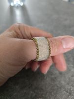 ✨🤍 Bague “Lueur Dorée” 🤍✨ Fine, lumineuse et élégante…