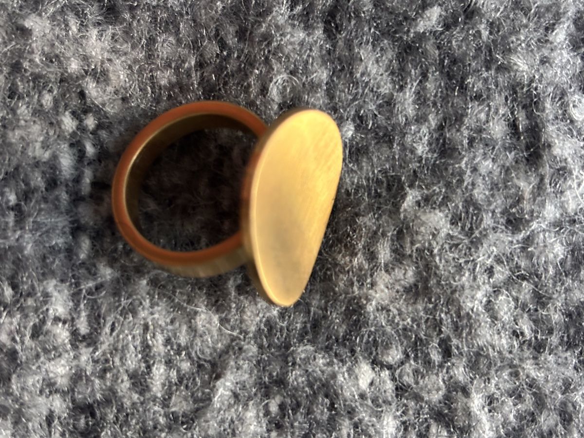 Anelli: Edblad Statement-Ring, goldfarben, Grösse S – Nuovo (secondo la descrizione) da Zürich venduto da cla_v6hx 3