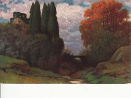 Künstlerkarte Einsamkeit, 1924