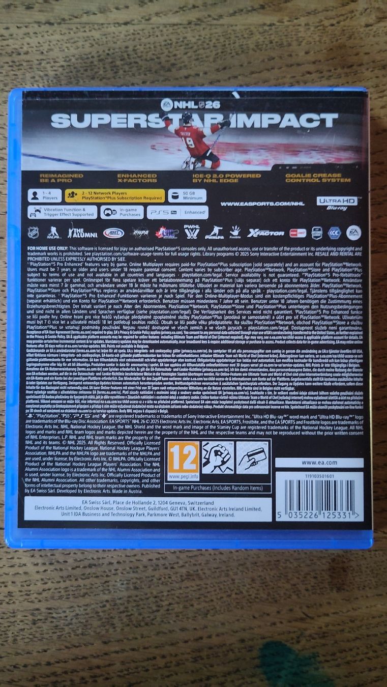 Sony Spiele: PS5, NHL26 – Neu und originalverpackt aus Cumbel von anj_b8wj 3