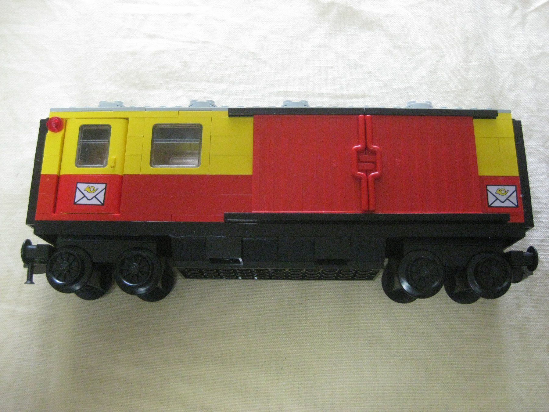 Lego Kit di costruzioni: LEGO 7819 System POST Container Wagen Eisenbahn – Usato da Münchenbuchsee venduto da suisse-schweiz 2