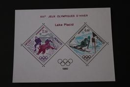 MONACO 80 OLYMPISCHE WINTERSPIELE  LAKE PLACID SKI HOCKEY **