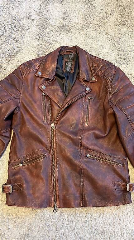 Harley-Davidson Giacche: Exklusive Harley-Davidson Lederjacke aus Chicago – Usato da Emmenbrücke venduto da Tomssen 1