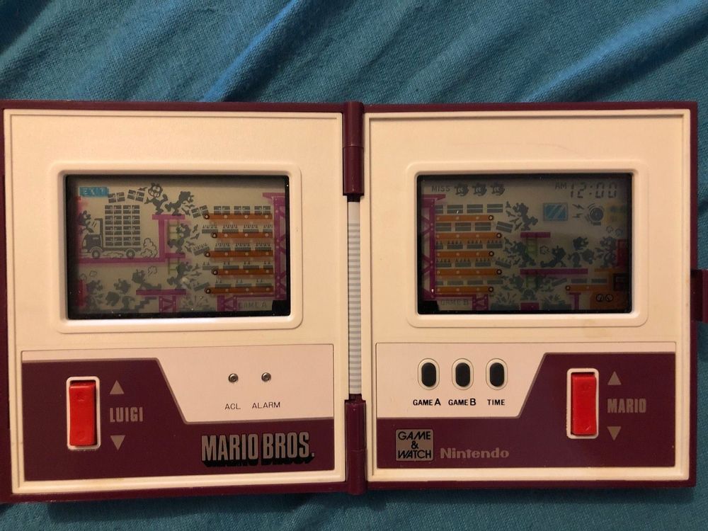 Game And Watch - Mario Bros - 1983 - Nintendo Jeu Electronique Vintage