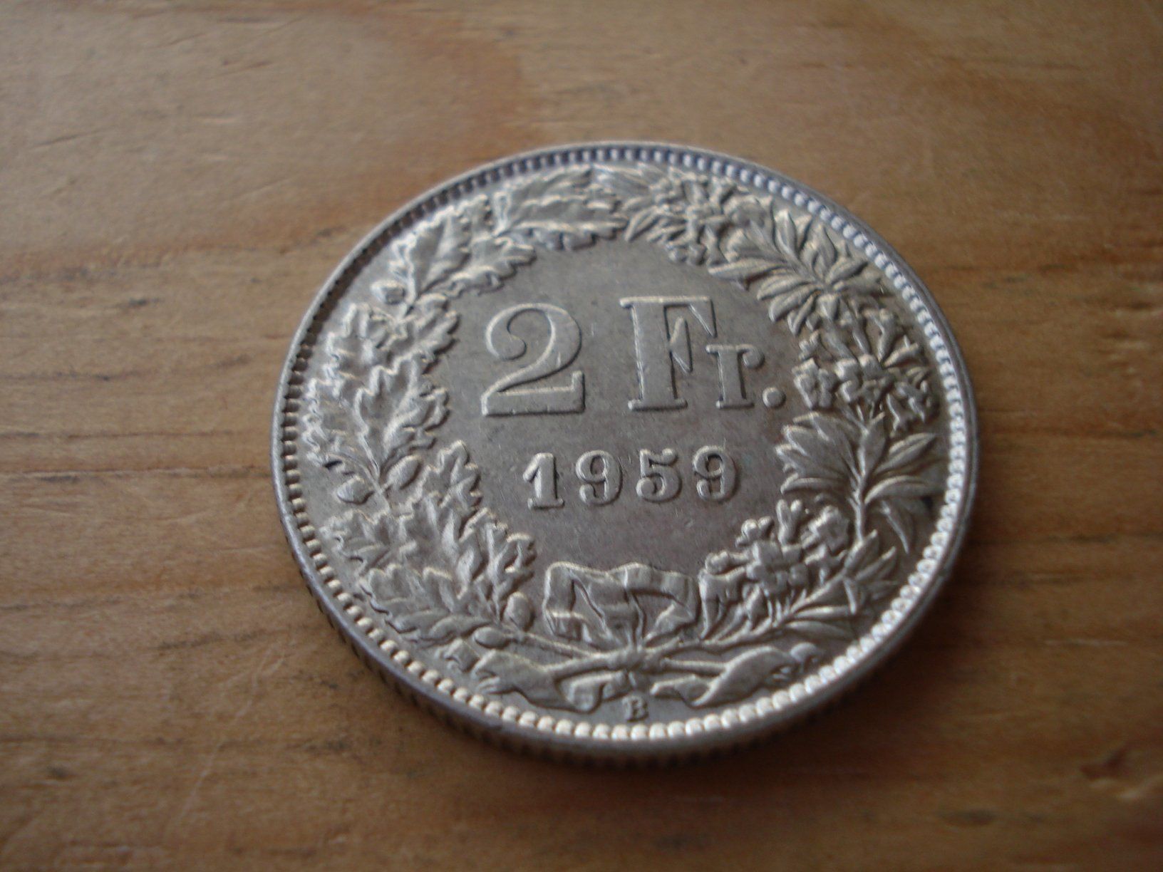 Toutes les monnaies: (D2) 2 Franken 1959 – D'occasion à Erlach par Net-Coins