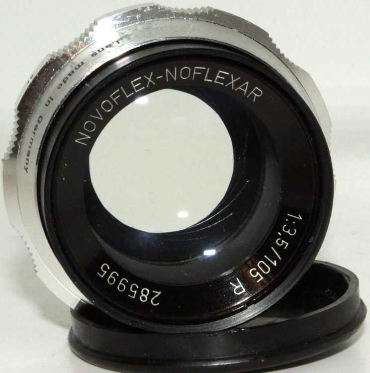 Monture Novoflex-Noflexar 105 mm f3,5 R M-42 avec soufflet #380017