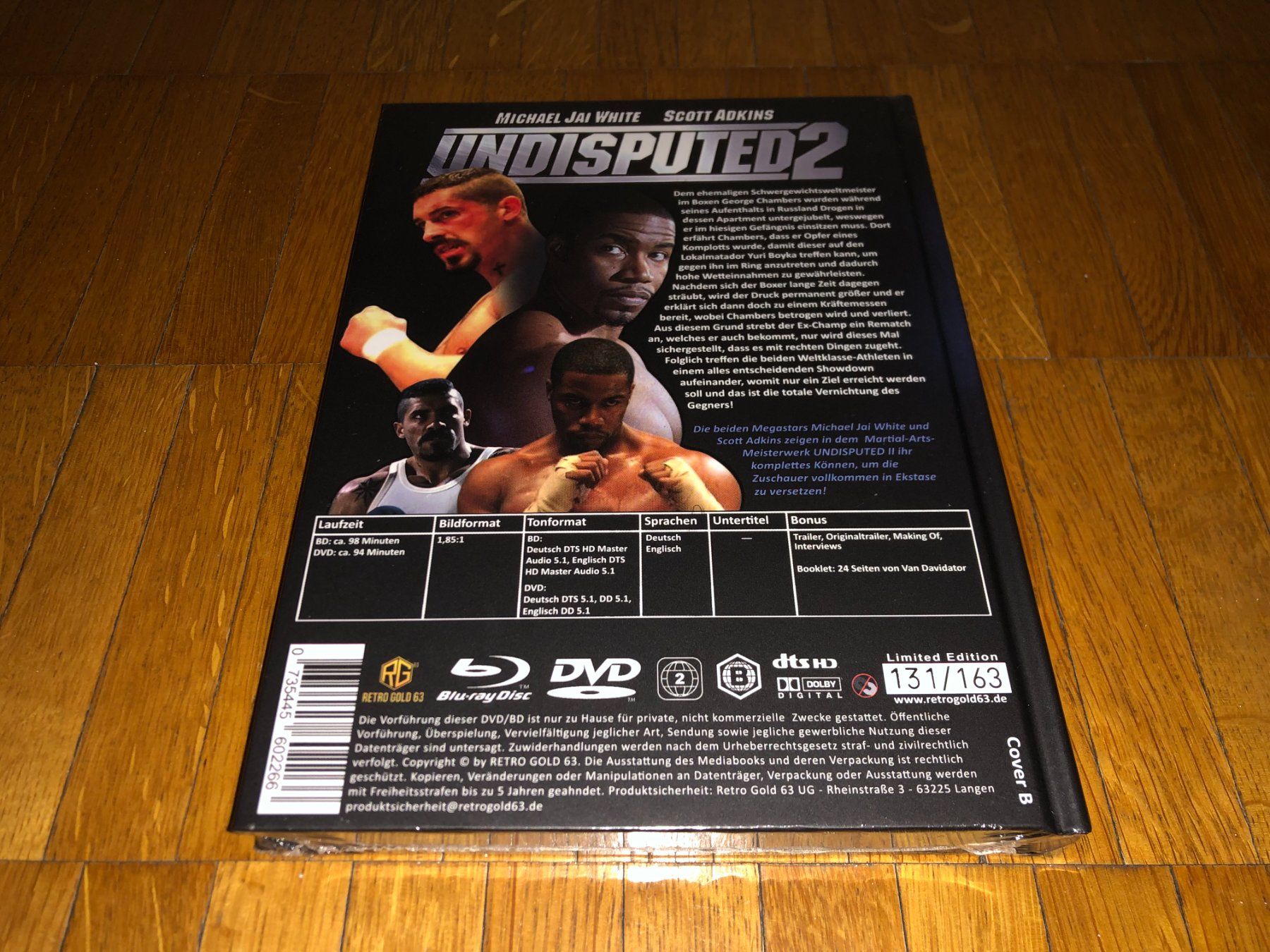 Tutti i DVDs: Undisputed 2 - MEDIABOOK - B - UNCUT – Nuovo e nell'imballaggio originale da Basel venduto da havsok 1