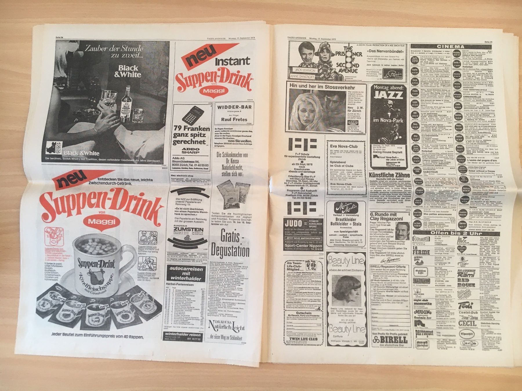 Zeitschriften & Magazine: Tagesanzeiger vom 15. September 1975 – Gebraucht aus Luzern von Jiggy_8898 5