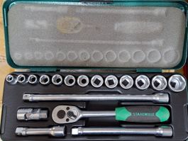 STAHLWILLE Steckschlüsselsatz 18 TLG 1/2" Neu