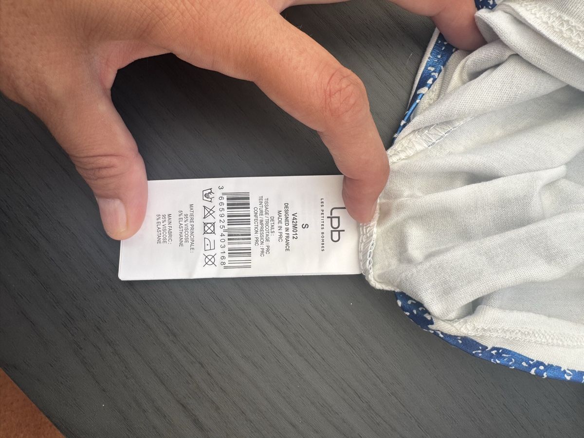 T-shirt: T-shirt rayé blanc/bleu taille S Neuf – Nuovo e nell'imballaggio originale da Martigny venduto da deb_5ypy 2