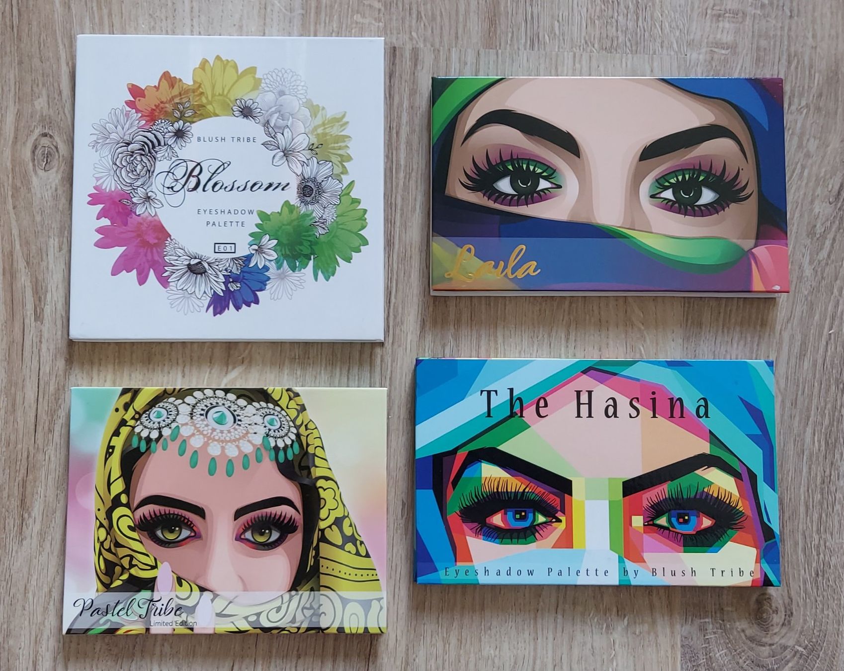 Make-up: 4x Blush Tribe Lidschattenpaletten – Usato da Läufelfingen venduto da Rubine