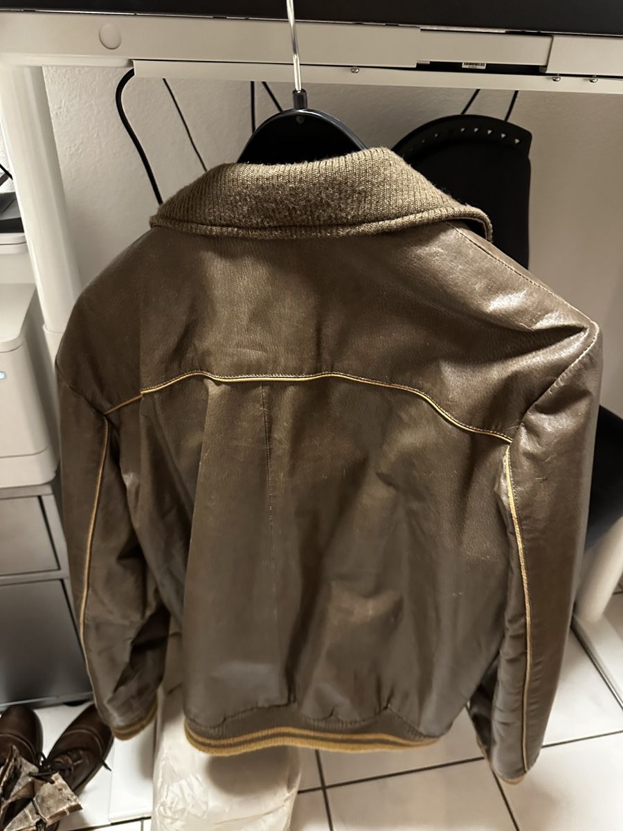 Jacken: Vintage Lederjacke Braun – Gebraucht aus Niederbipp von Roeschu77 1