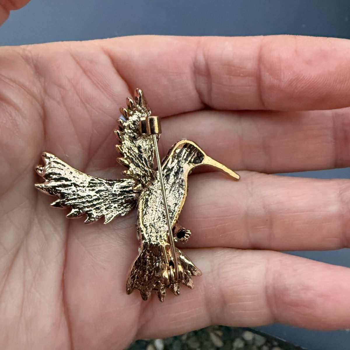Broches & Aiguilles: Wunderschöne Brosche - Kolibri, neu – Neuf avec emballage d'origine à Ebikon par elischka 2