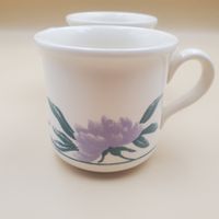 2 tasses vintage Staffordshire Tableware England années 90