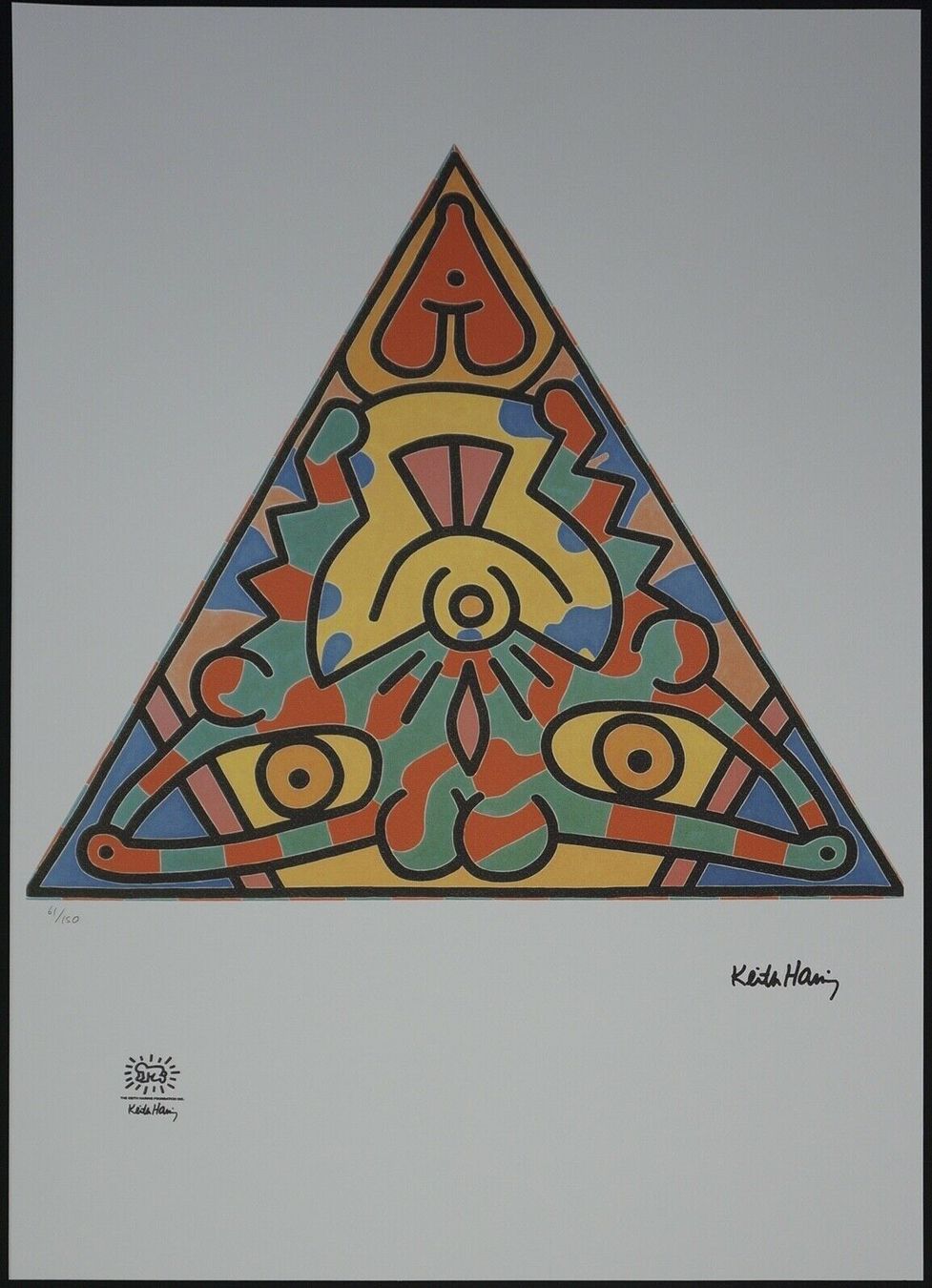Foto & Immagini: KEITH HARING HANNUMMERIERT RUCKSIGNIERT – Usato da Gersau venduto da kunst-online