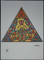 KEITH HARING HANNUMMERIERT RUCKSIGNIERT