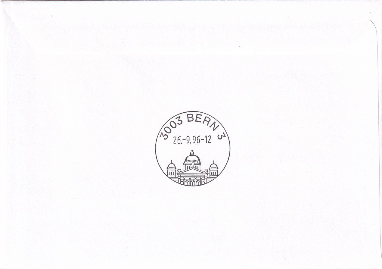 Tutti i francobolli: Luftschiff-Jubiläumsflug Glückskette 1996 – Usato da Baar venduto da Asmara111 1