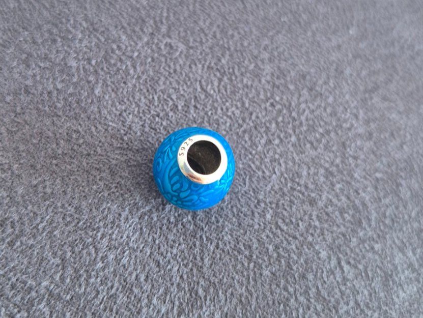 Ciondoli: Silber Charm Kugel blau +Garantie – Nuovo (secondo la descrizione) da Rotkreuz venduto da Carbone_Bijou-Shop 2