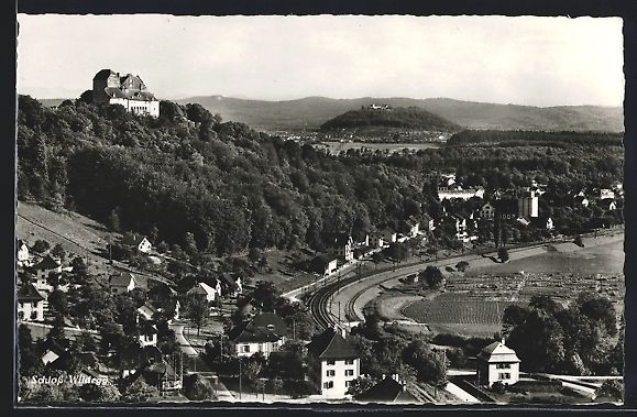 Cartes postales: Wildegg, Ortsansicht mit Schloss und Bah – D'occasion à Berlin par bartko-reher