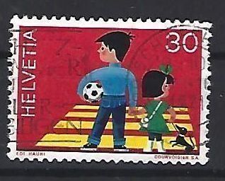 Tutti i francobolli: 1969 - Kinder im Verkehr – Usato da Schaffhausen venduto da poststamp
