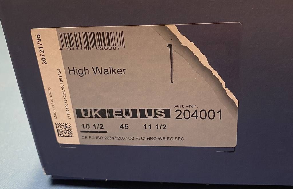 Scarpe da uomo: HAIX Stiefel Black Eagle High Walker – Nuovo e nell'imballaggio originale da Günsberg venduto da Peso1 3