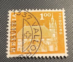 Vollstempel Vallorbe briefmarke
