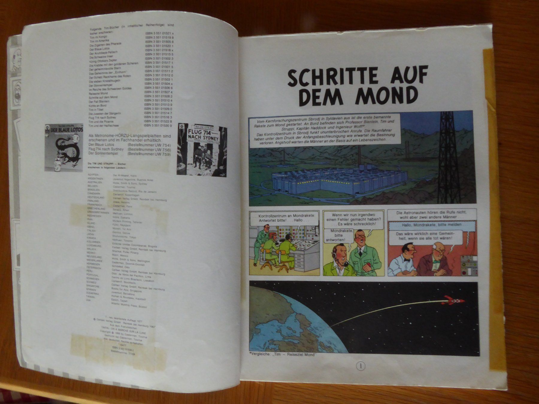 Comics: Tim & Struppi Schritte auf dem Mond – Gebraucht aus Gossau SG von tenerife11 3