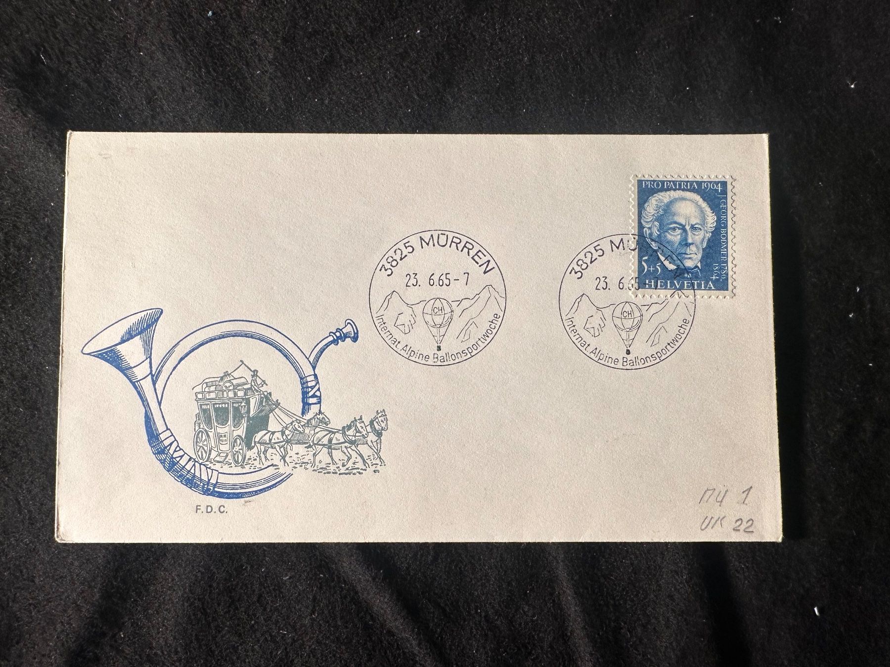Tutti i francobolli: Pro Patria 1964 Sonderbrief – Usato da Stettfurt venduto da 2442