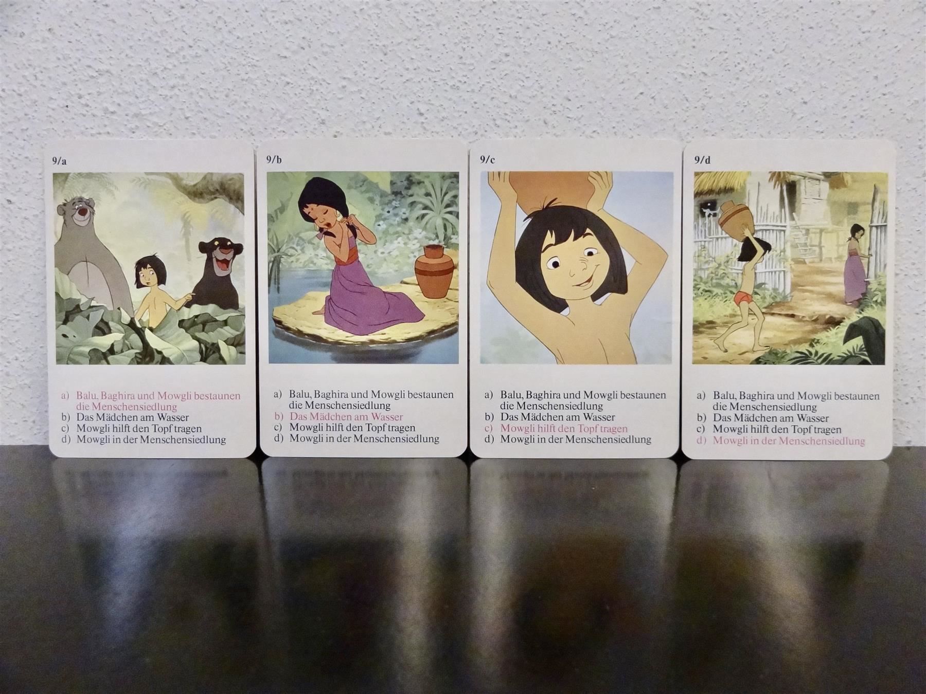 Giochi: altes Quartett DAS DSCHUNGELBUCH 1969 – Usato da Kerzers venduto da wisaundso 9