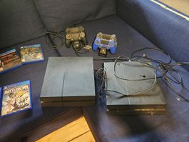 2 Playstation 4 Konsolen mit Spielen
