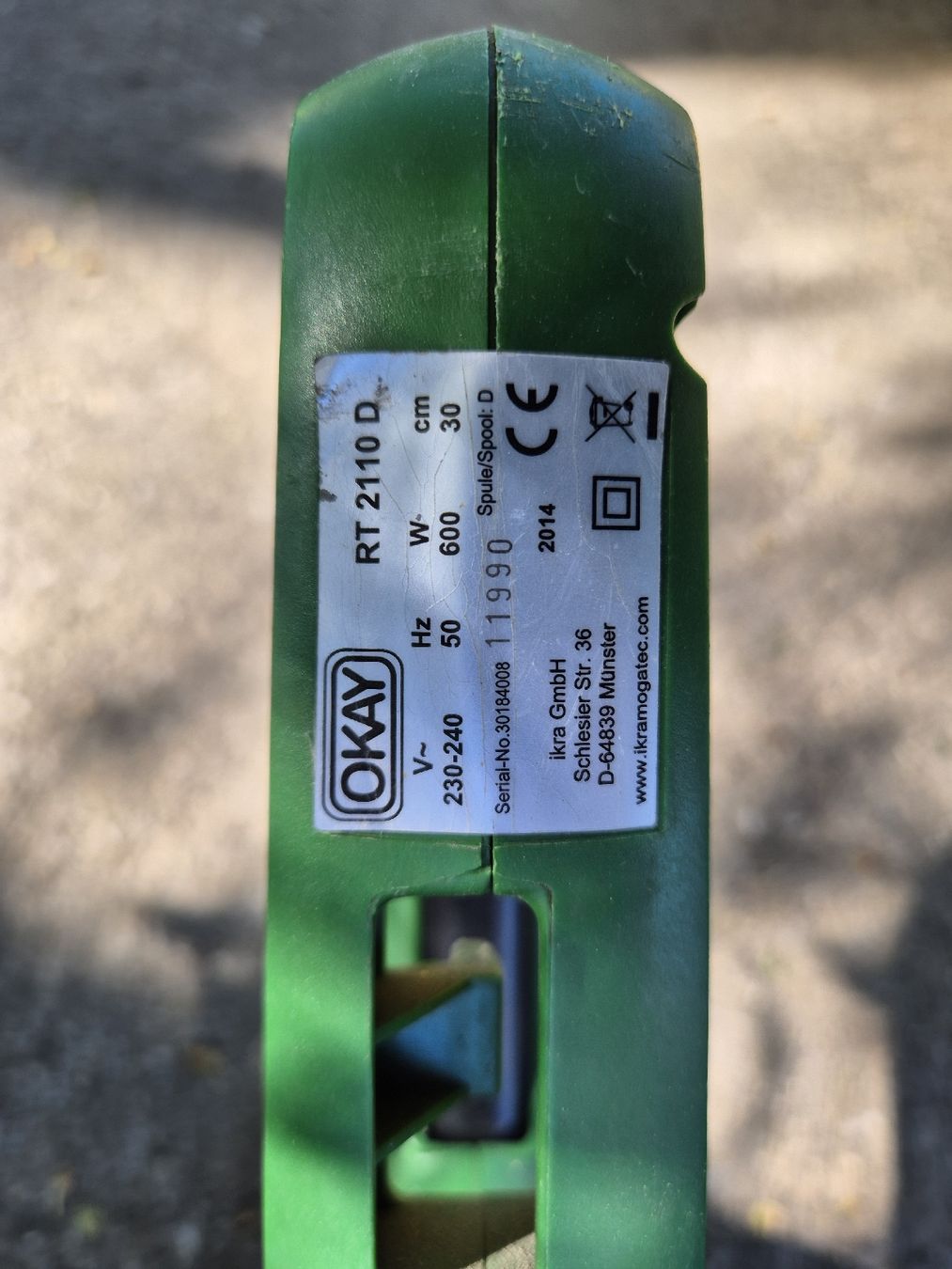 Tagliaerba: Elektro-Rasentrimmer Okay RT2110 D – Usato da Veltheim AG venduto da Cosworth95 1