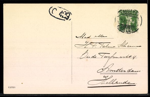 Cartoline postali: AK Ouchy, Beau-Rivage-Palace – Usato da Berlin venduto da bartko-reher 1