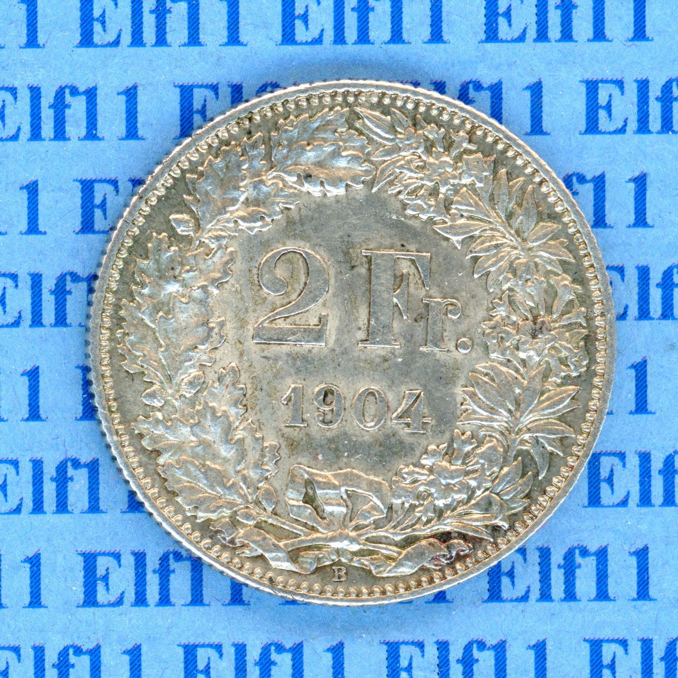 Tutti le monete: CHF___2.00 1904 unz+ 2 Franken – Nuovo (secondo la descrizione) da Widnau venduto da Elf11