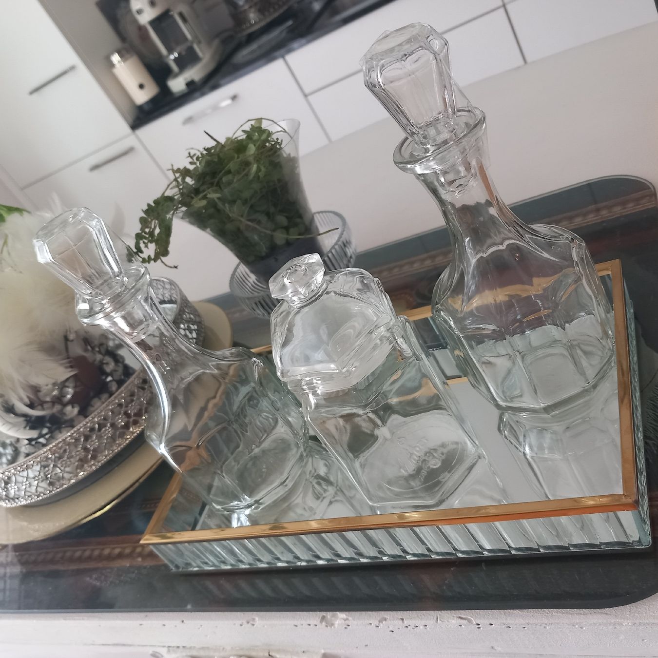 Bicchieri: Glas Menage mit Spiegelplateau / Vintage – Nuovo (secondo la descrizione) da Aegerten venduto da gismolini 4