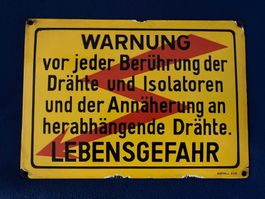 Emaille Werbeschild