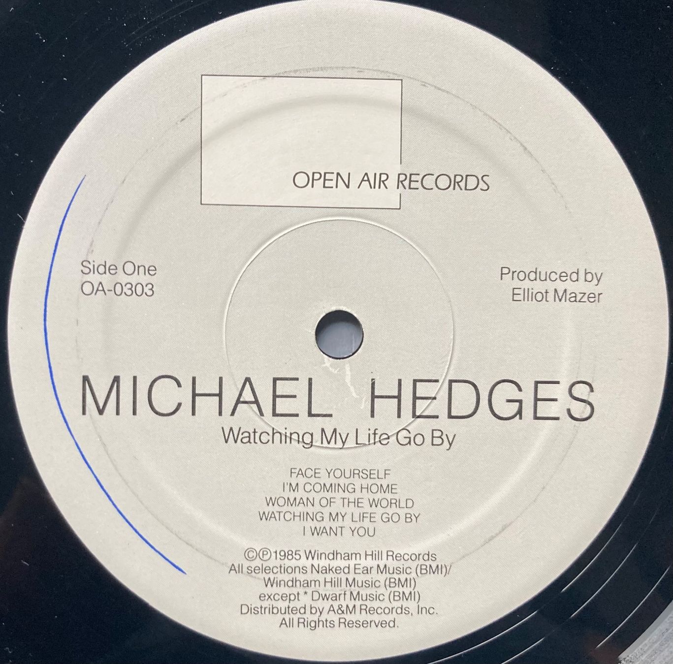 Schallplatten: MICHAEL HEDGES - WATCHING MY LIFE GO BY – Gebraucht aus Poliez-Pittet von Newtown-Records 2