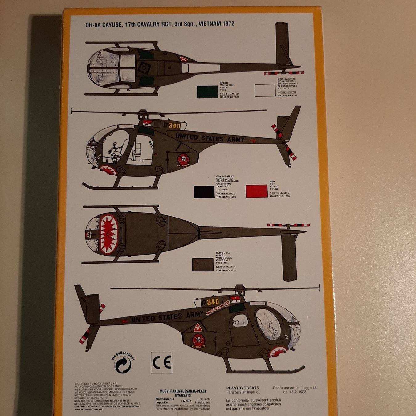 Italeri Kit di modellismo & Modellini statici: 697 ... Boeing OH-6 A Cayuse ... Italeri 028 – Usato da Bonstetten venduto da Benibanny59 1