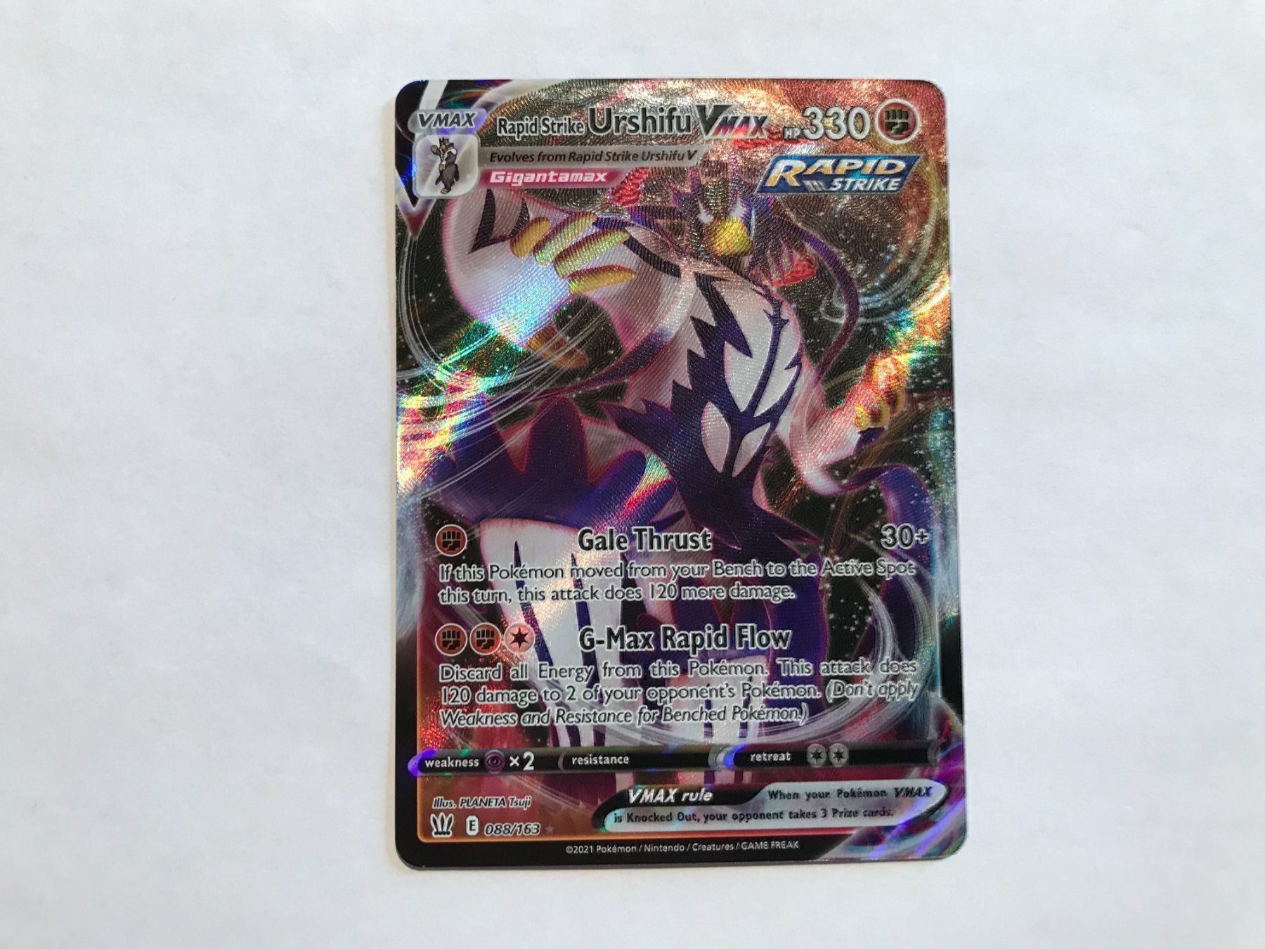 Pokémon Carte collezionabili: Rapid Strike Urshifu Vmax – Nuovo (secondo la descrizione) da Hagendorn venduto da Pokecollectorch 1