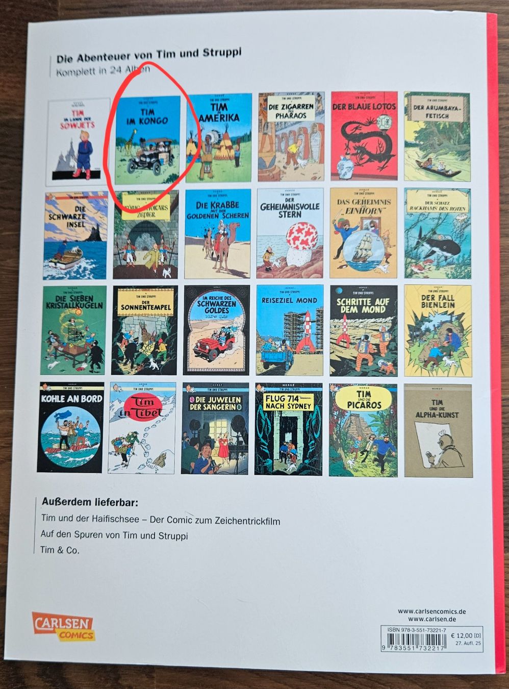 Comics: Tim und Struppi: Tim in Kongo – Neu (gemäss Beschreibung) aus Pfäffikon ZH von sus_x8jh 4