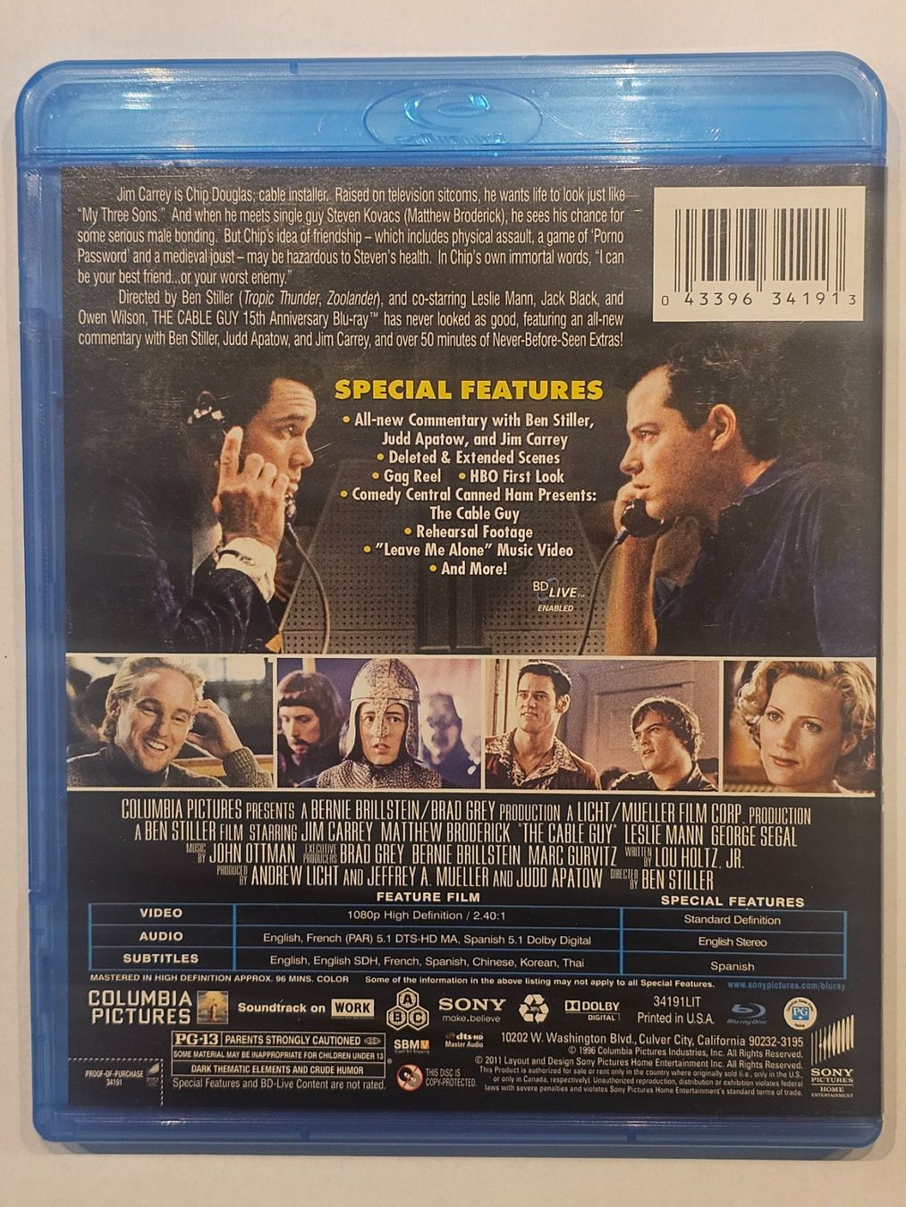 Tutti i DVDs: Blu-ray The Cable Guy 15th Anniversary Edition – Usato da Würenlos venduto da Keks 1