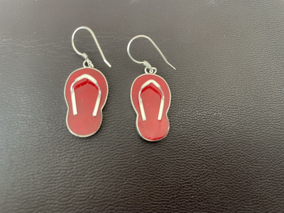 Orecchini pendenti & Orecchini a lobo: Ohrringe Silber als Flipflops – Usato da Rüti ZH venduto da kar_xx9l